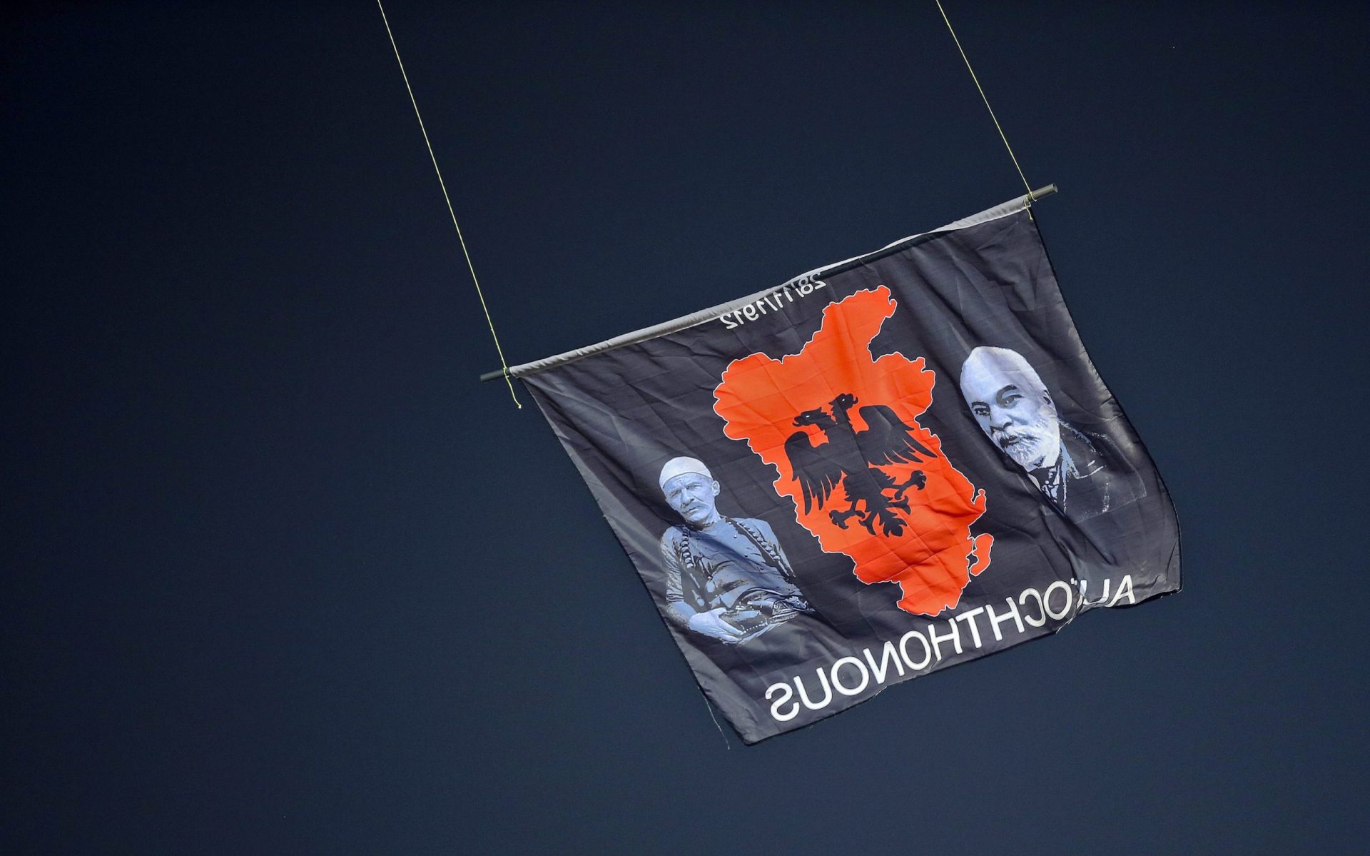 A bandeira que deu bolada em Belgrado