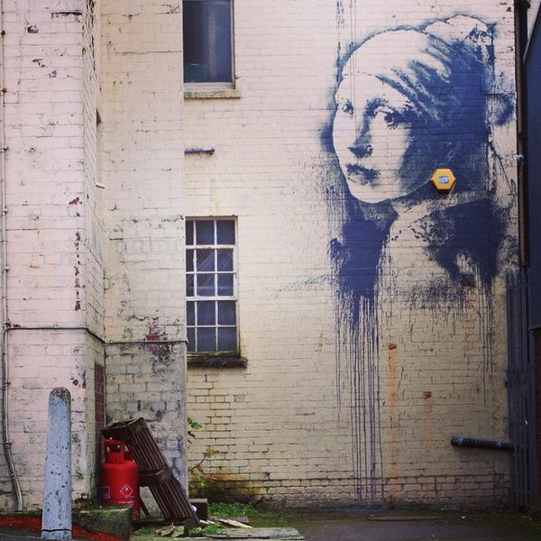 Há um novo Banksy nas ruas. E já foi vandalizado