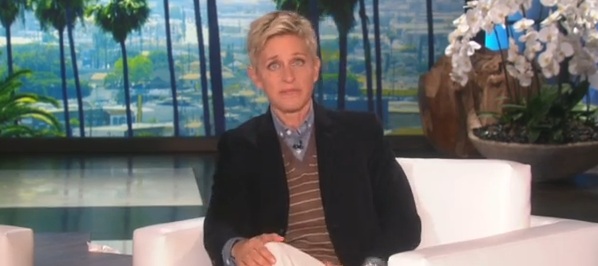 Ellen parodia o filme ’50 Sombras de Grey’