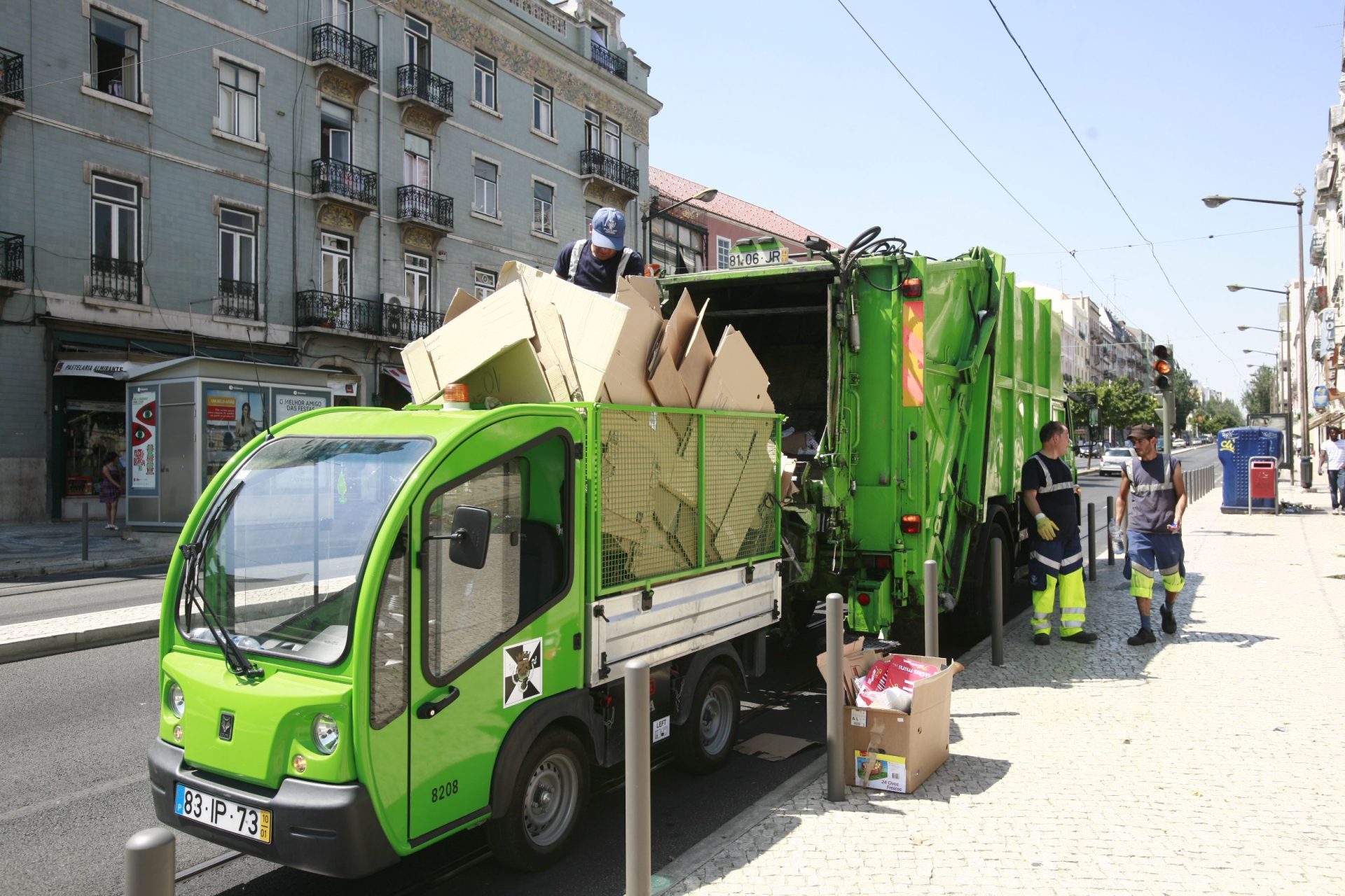 Natal sem recolha de lixo em Lisboa