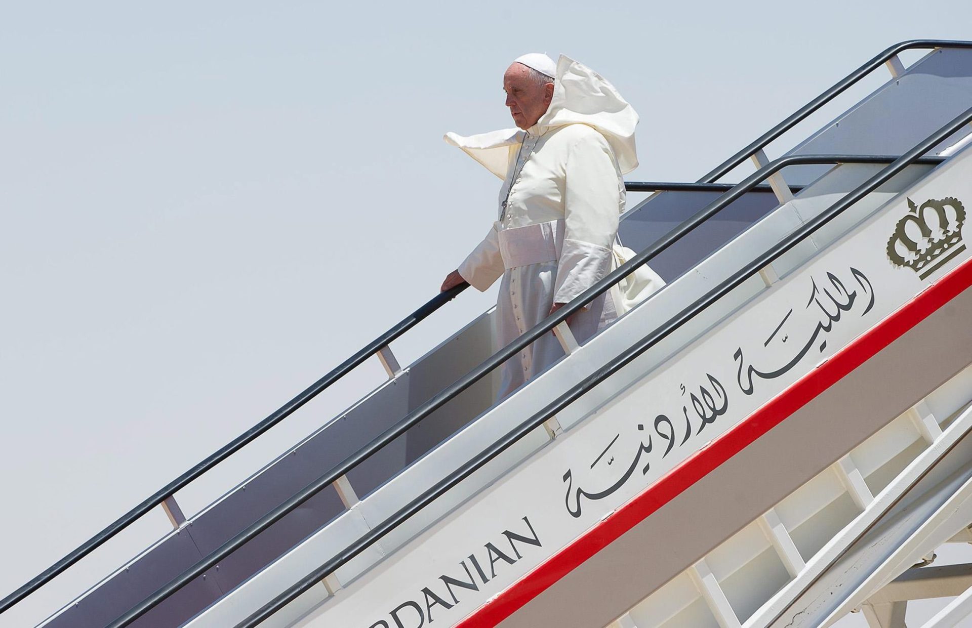 O Papa já está na Terra Santa