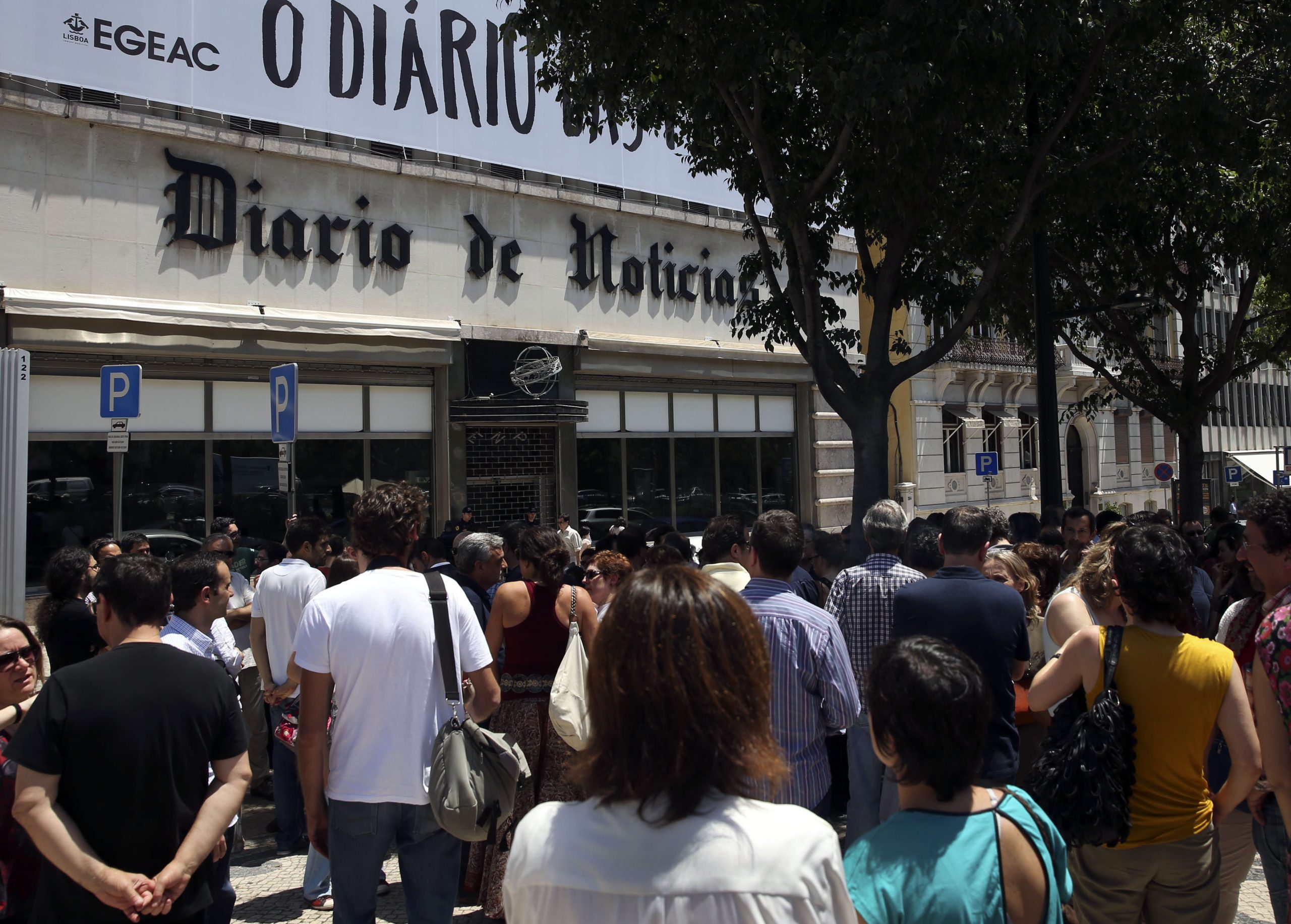 Jornalistas protestam em Lisboa contra despedimentos na Controlinveste