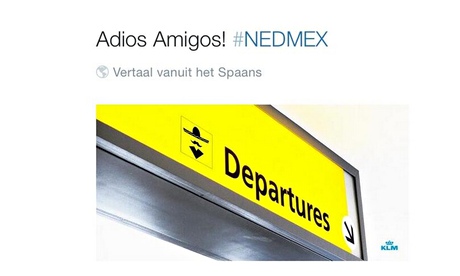 Tweet da KLM ofende mexicanos