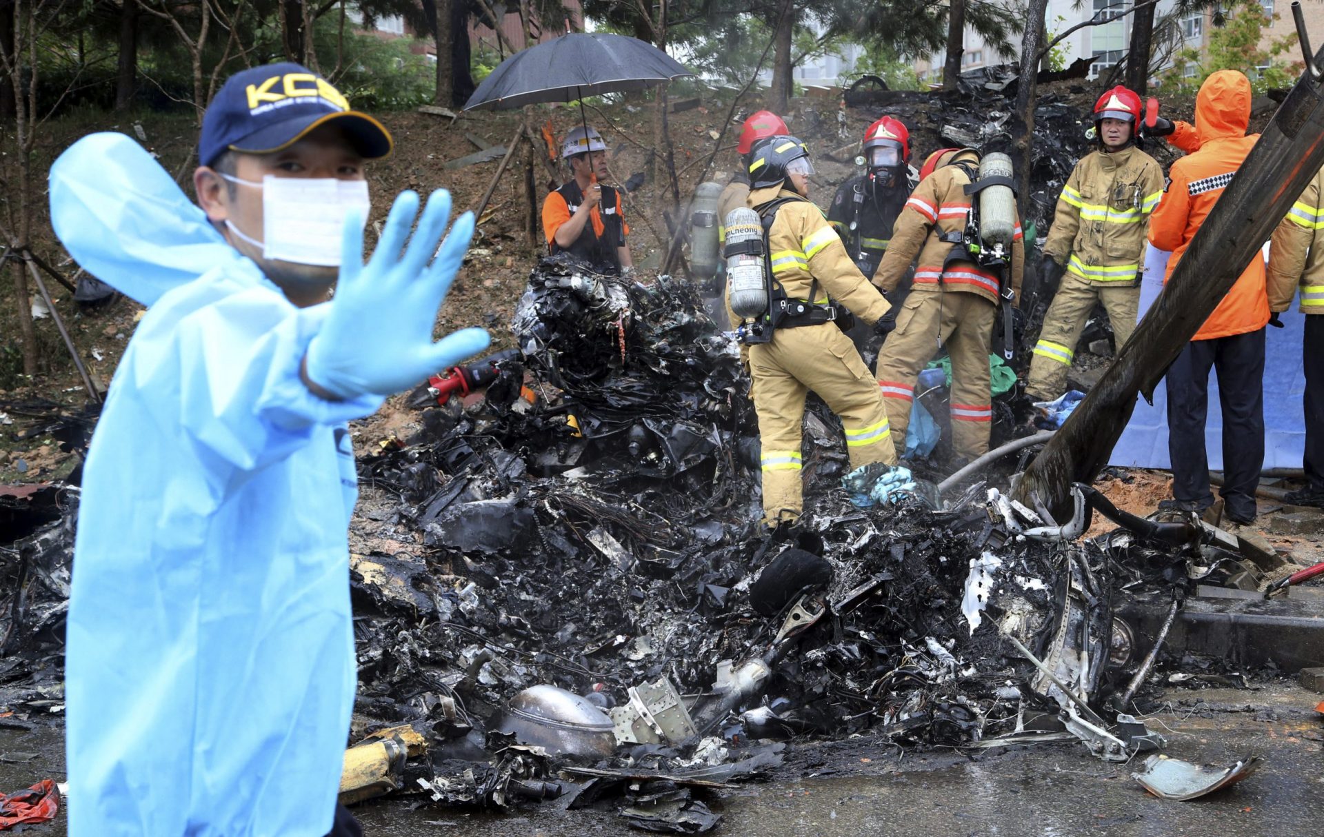 Pelo menos três mortos em queda de helicóptero na Coreia do Sul