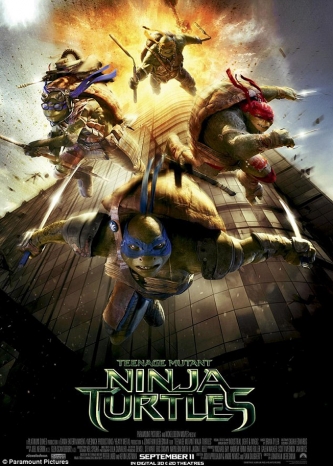 Cartaz do filme Tartarugas Ninja choca americanos