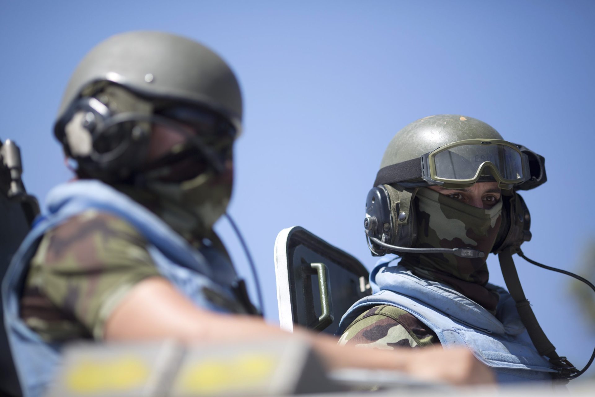 43 capacetes azuis capturados na Síria
