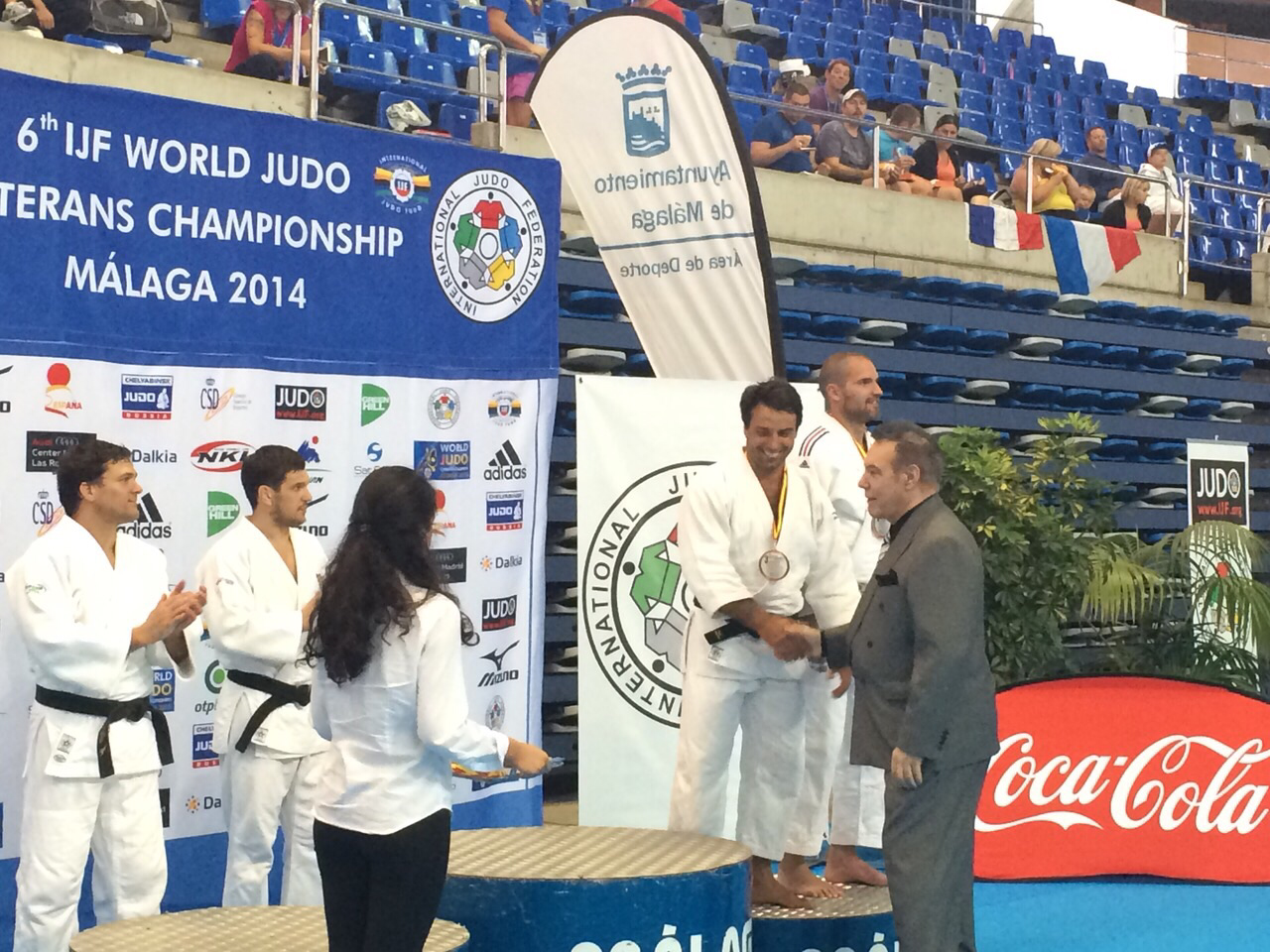 Presidente da BP Portugal no pódio do Campeonato do Mundo de Judo