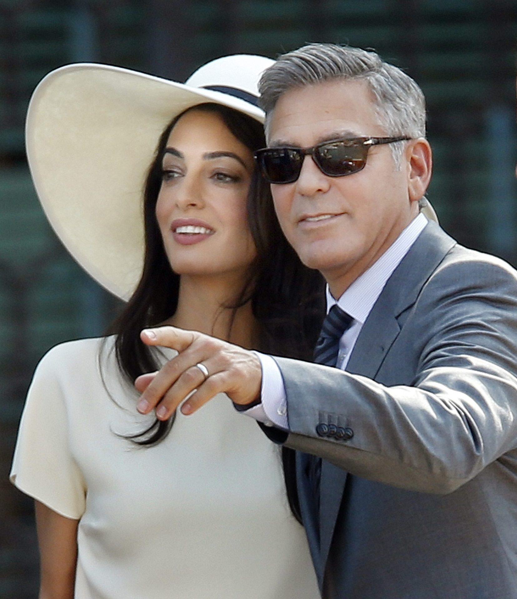 A lua-de-mel de George e Amal