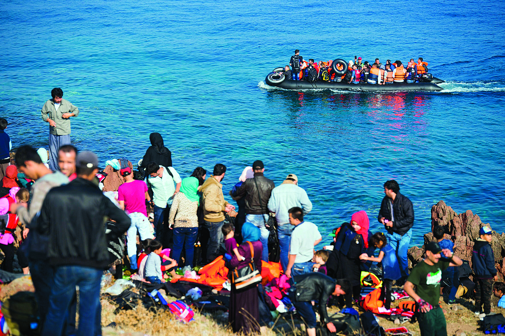 Recorde de 218 mil pessoas atravessaram o Mediterrâneo em outubro
