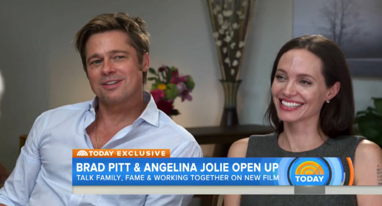 Brad Pitt e Angelina Jolie dão entrevista exclusiva sobre vida privada [vídeo]