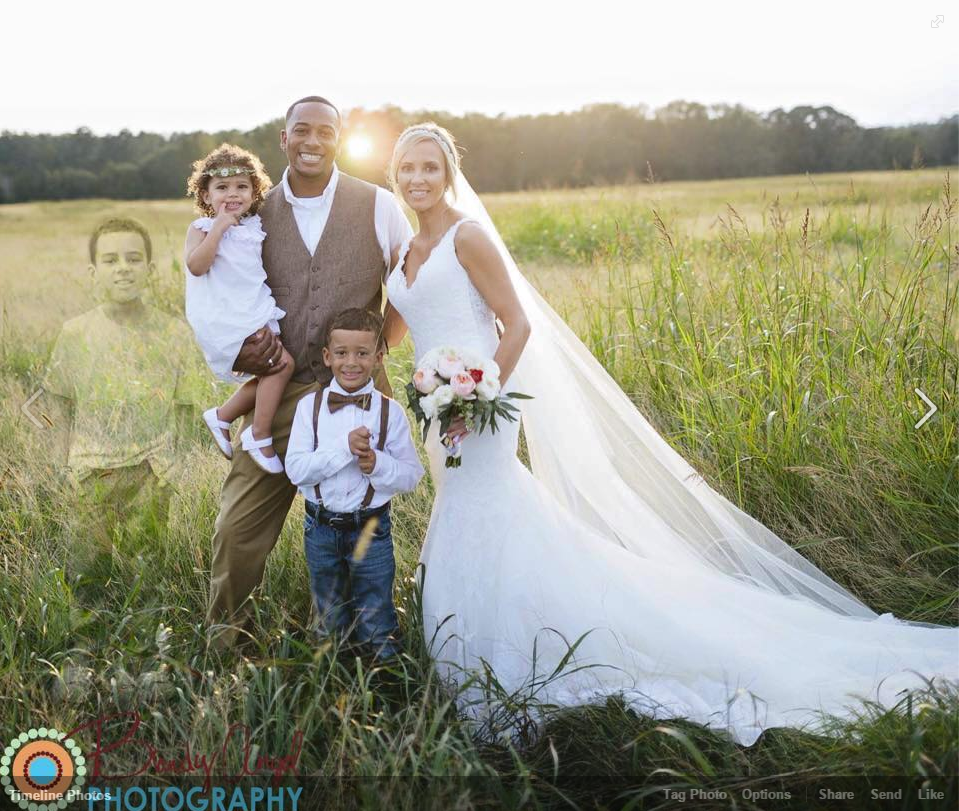 A homenagem desta mãe no seu casamento ao filho que morreu de cancro