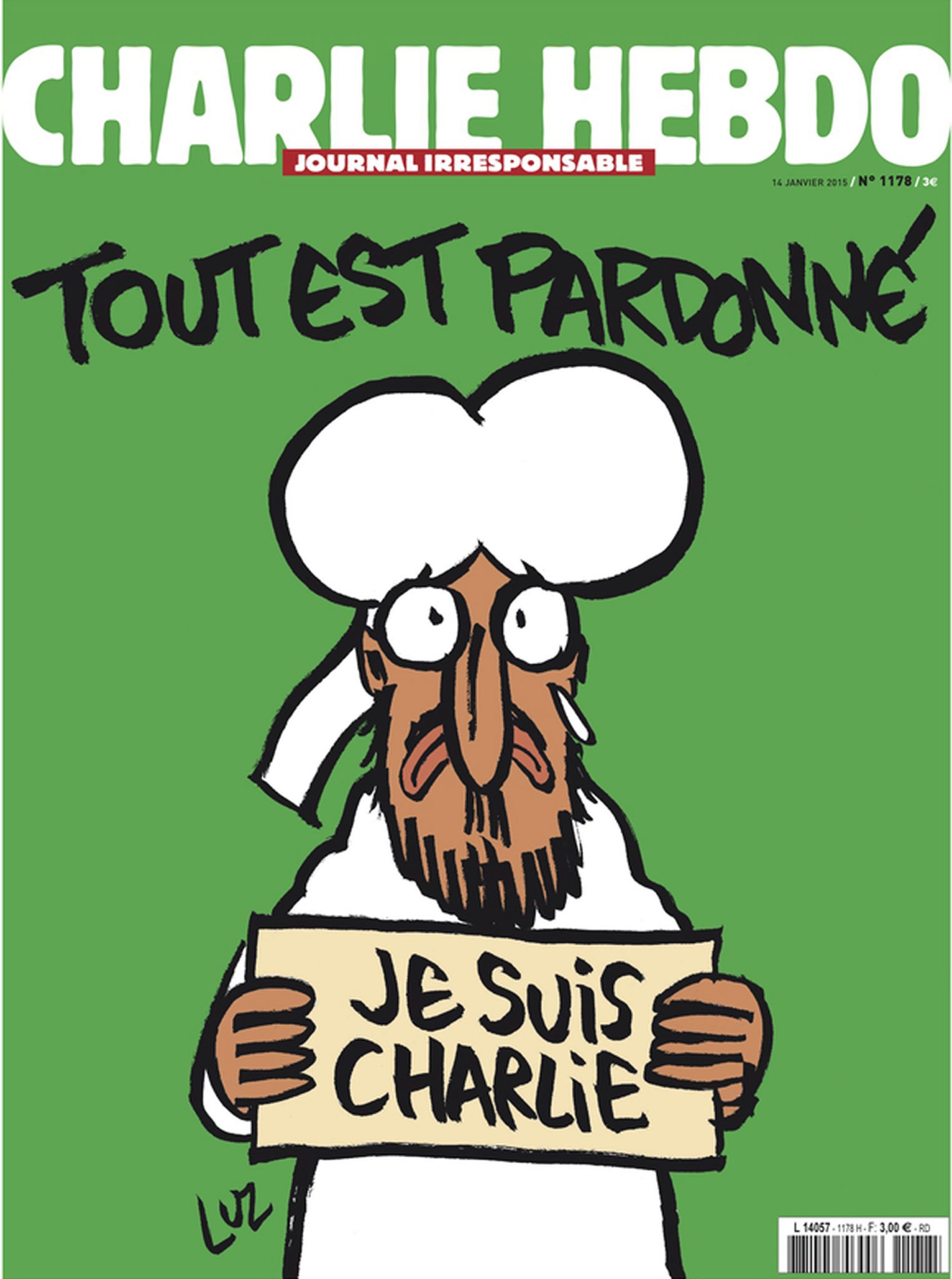Charlie Hebdo já vendeu 1,9 milhões de cópias da nova edição