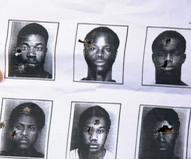 Polícia criticada por usar foto de detidos para treinar tiro ao alvo