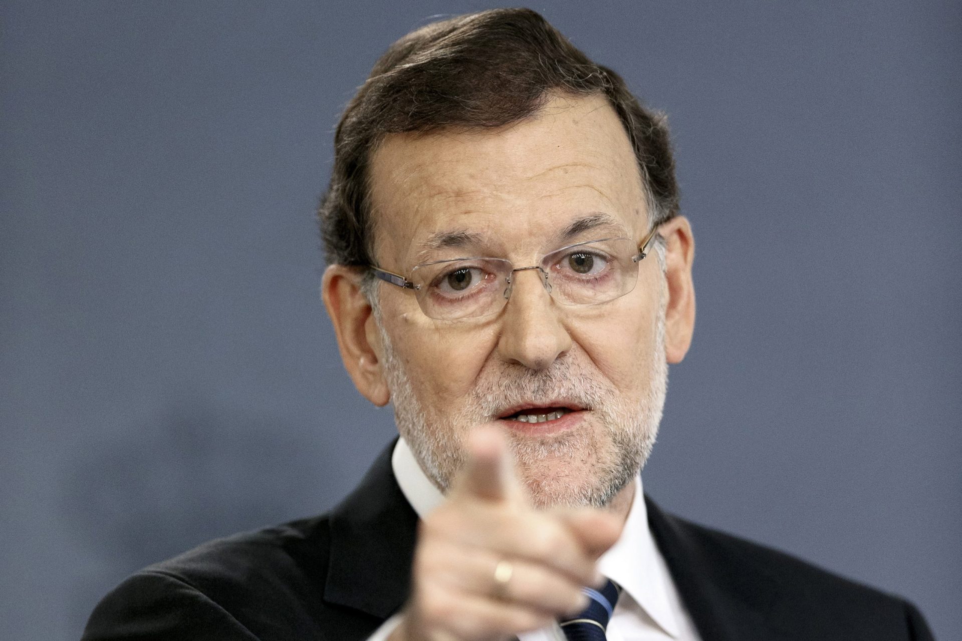 Mariano Rajoy agredido em arruada