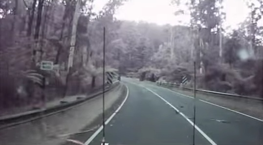 Terror em estrada australiana