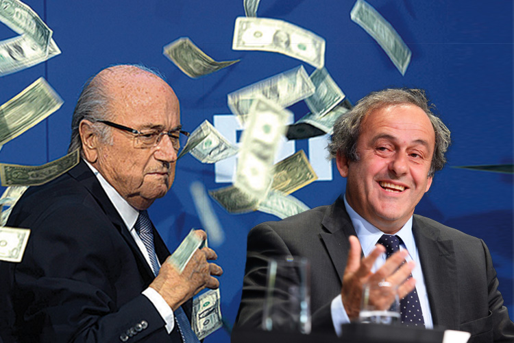 Desporto 2015. Surpresa. Blatter e Platini banidos do futebol