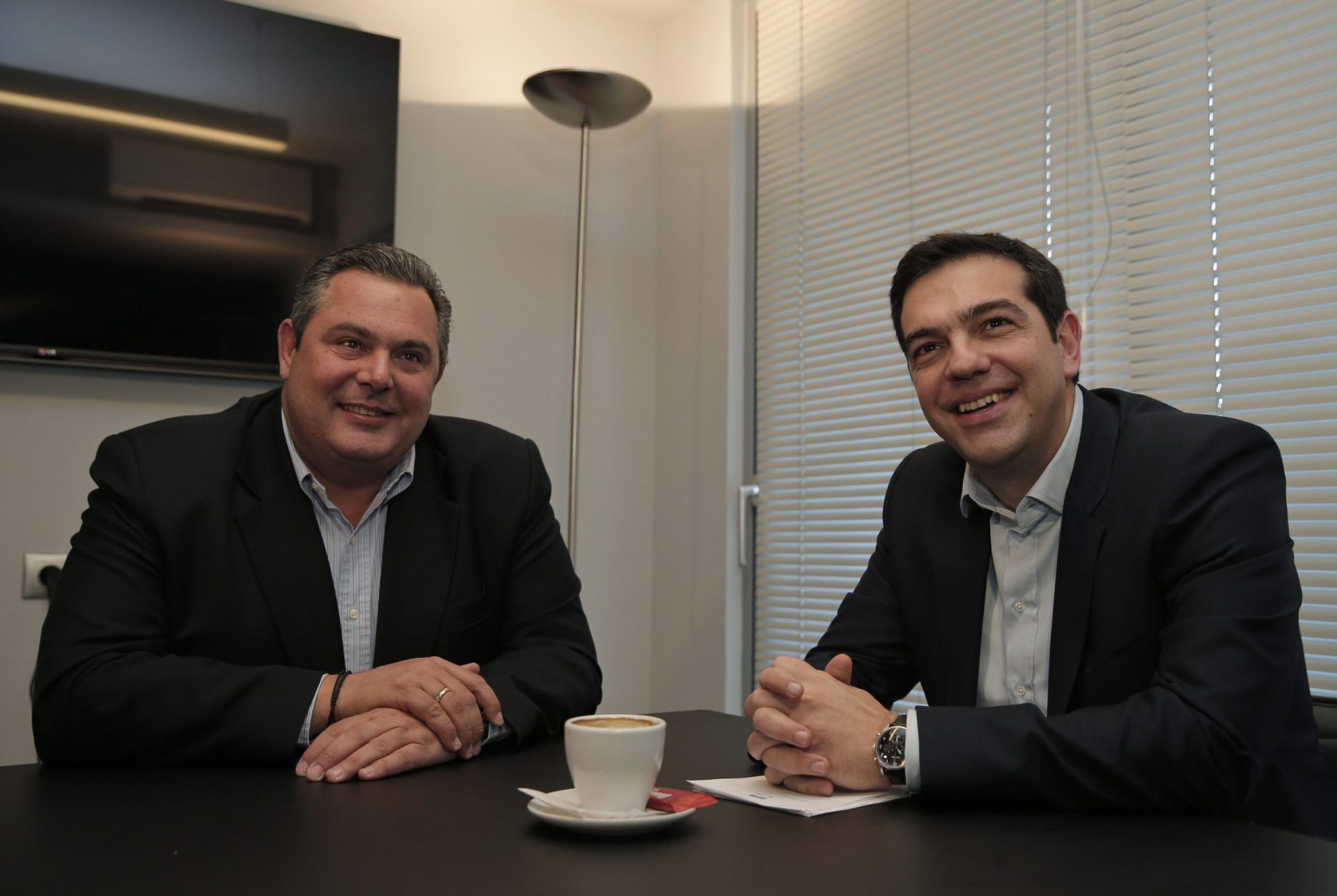 Os ‘pais’ da aliança entre o Syriza e a direita