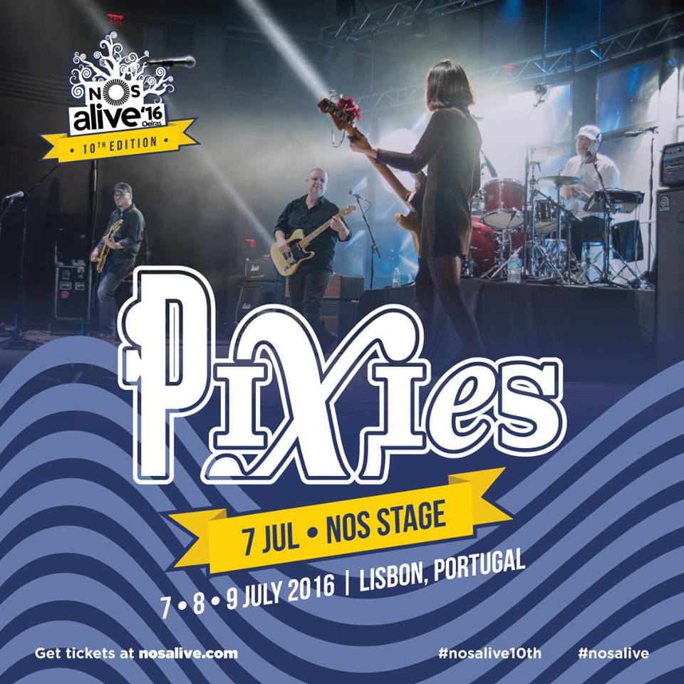 Pixies no NOS Alive 2016