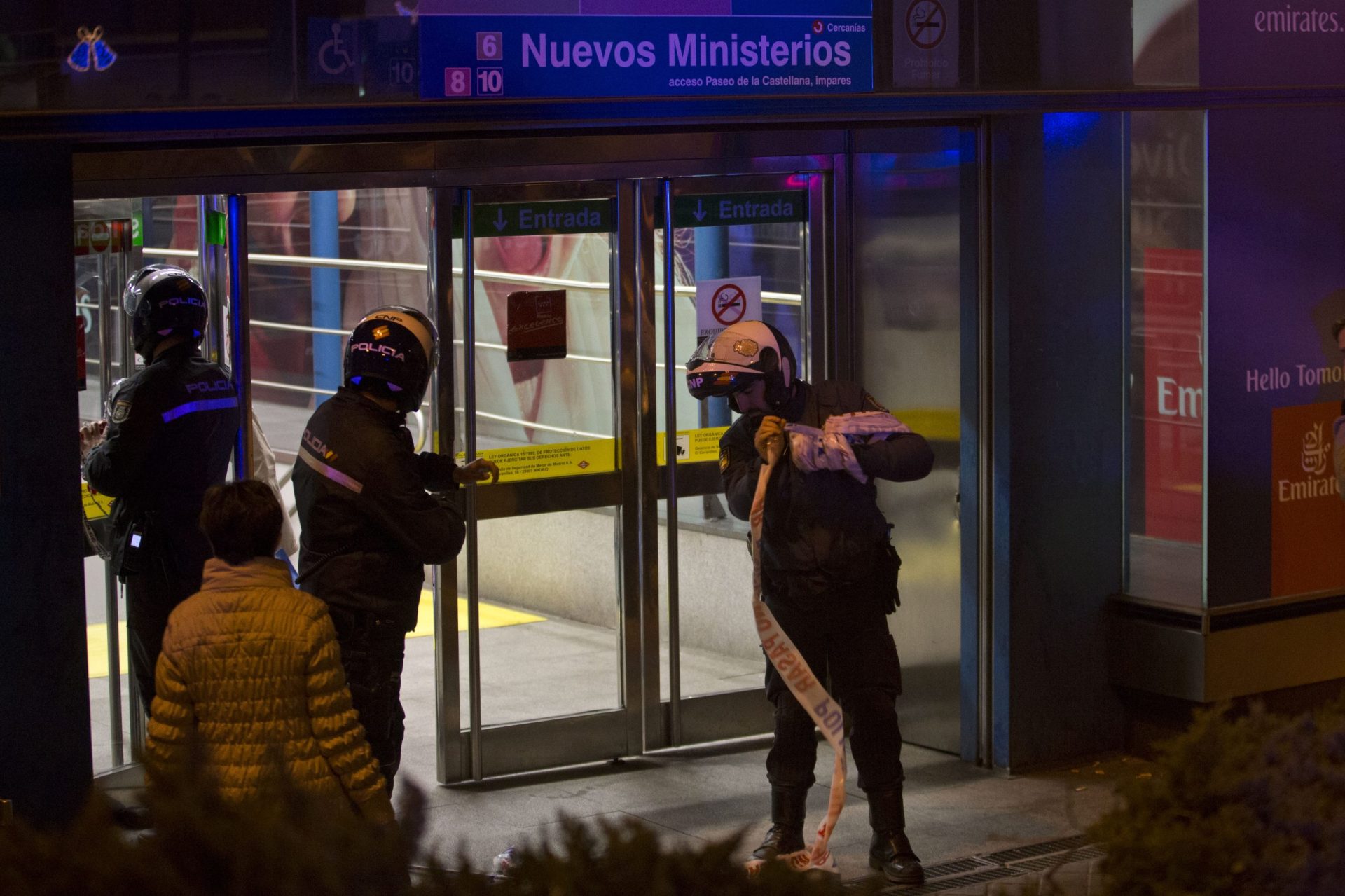 Trânsito, metro e comboios suspensos em Madrid