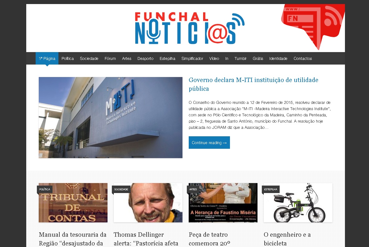 Notícias novas do Funchal