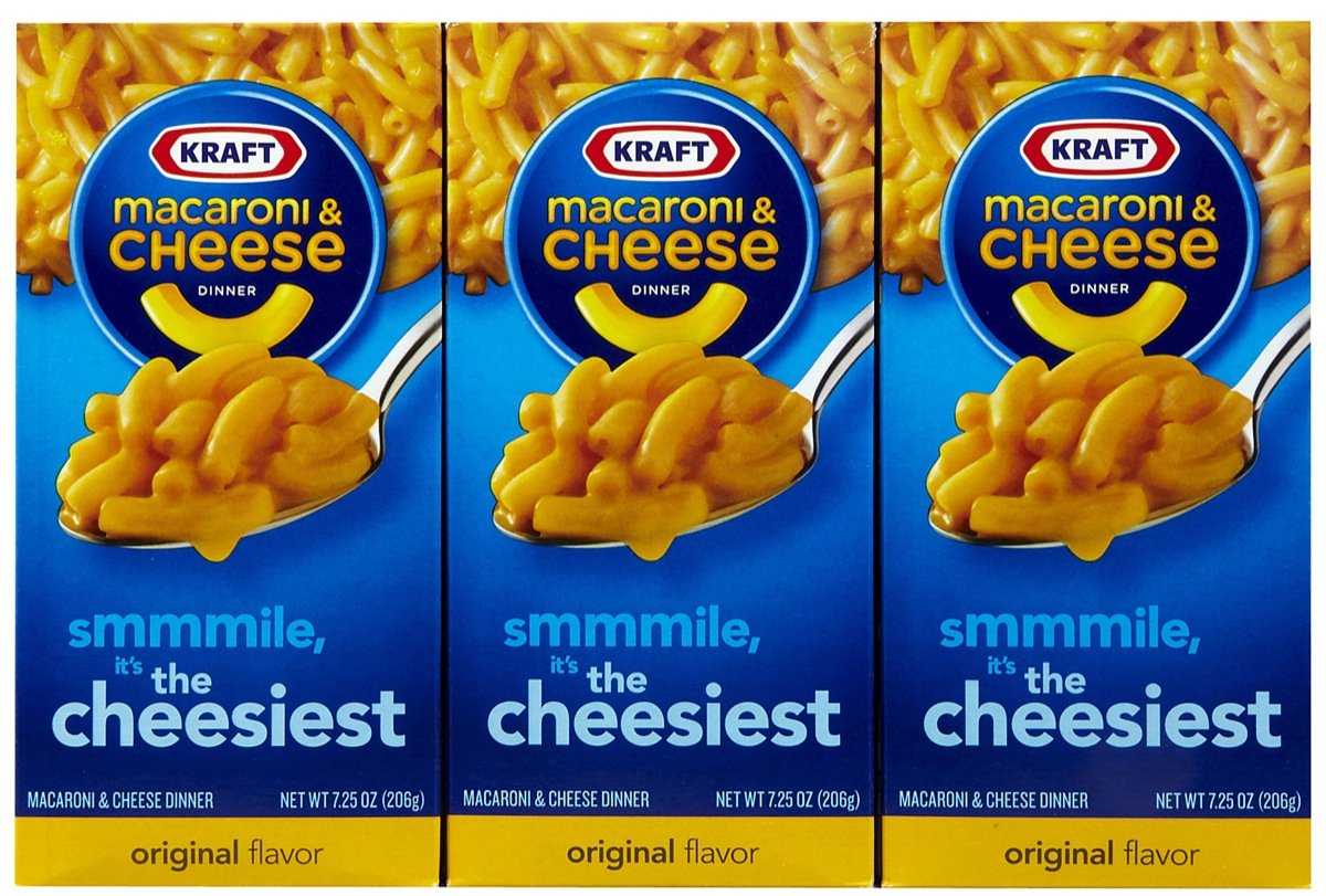 Massa com queijo Kraft retirada do mercado