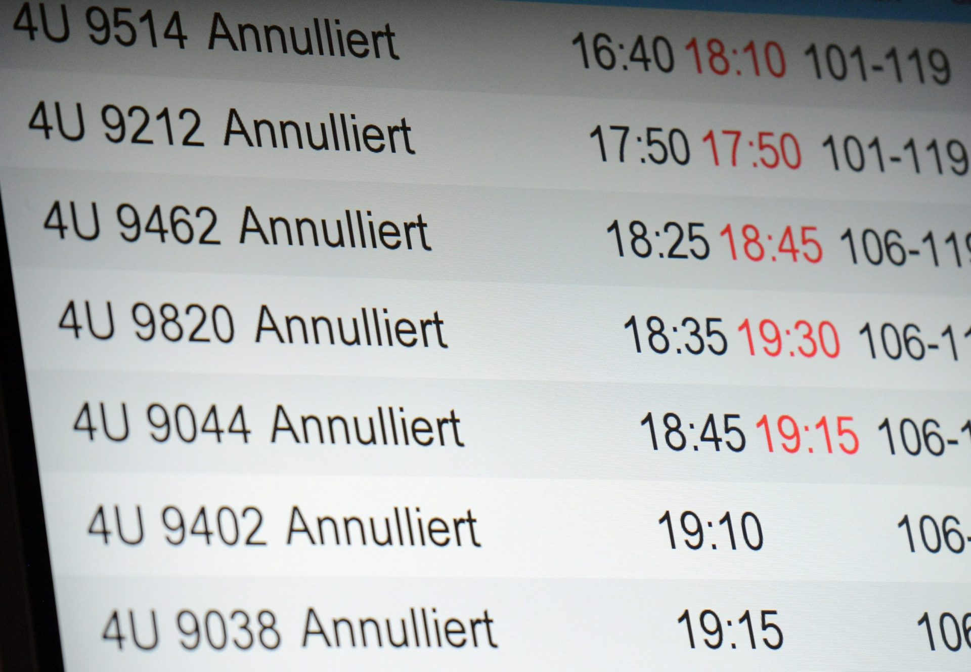 Trabalhadores da Germanwings e da Lufthansa estão a recusar-se a voar
