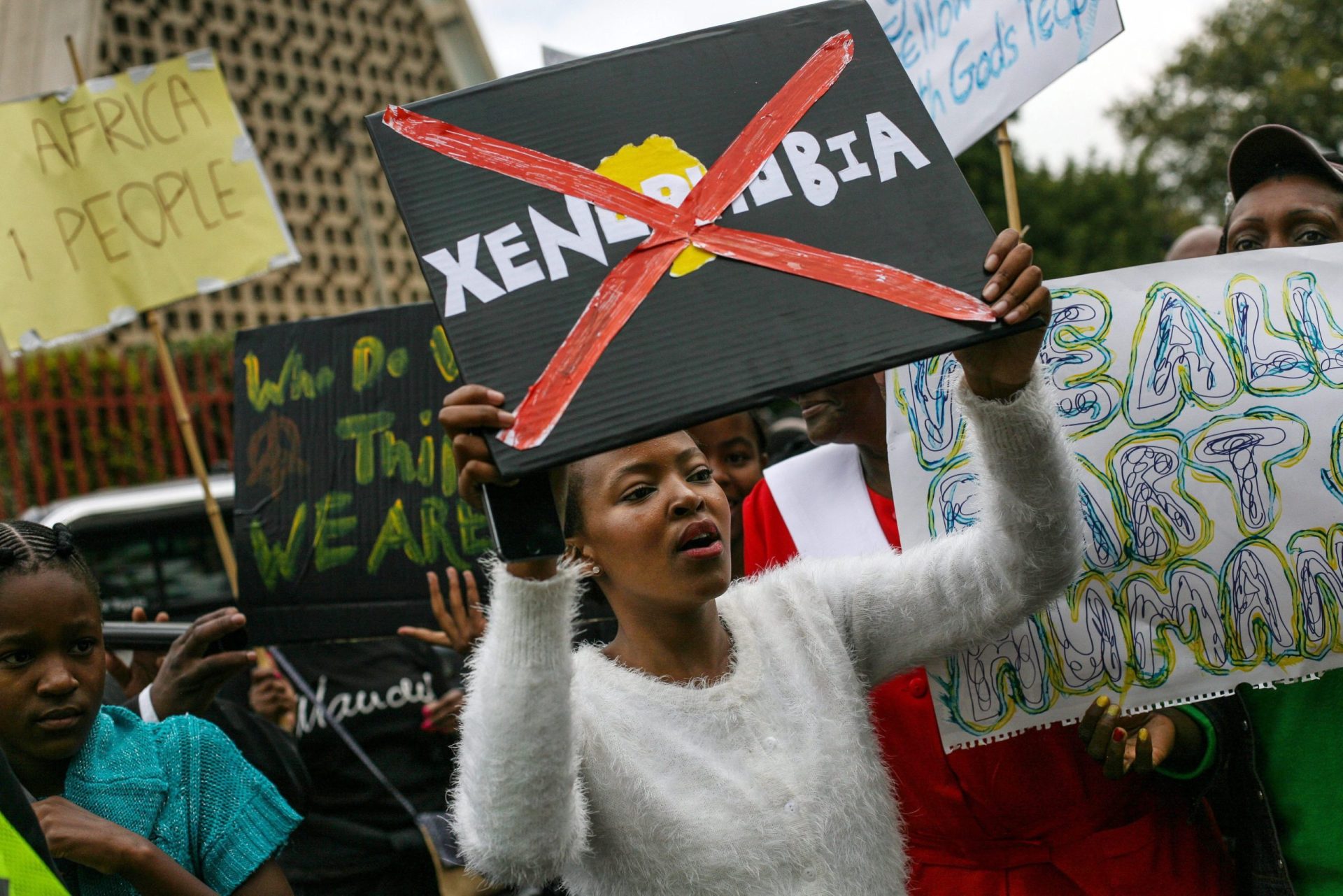 Vários milhares marcham em Joanesburgo contra a violência xenófoba