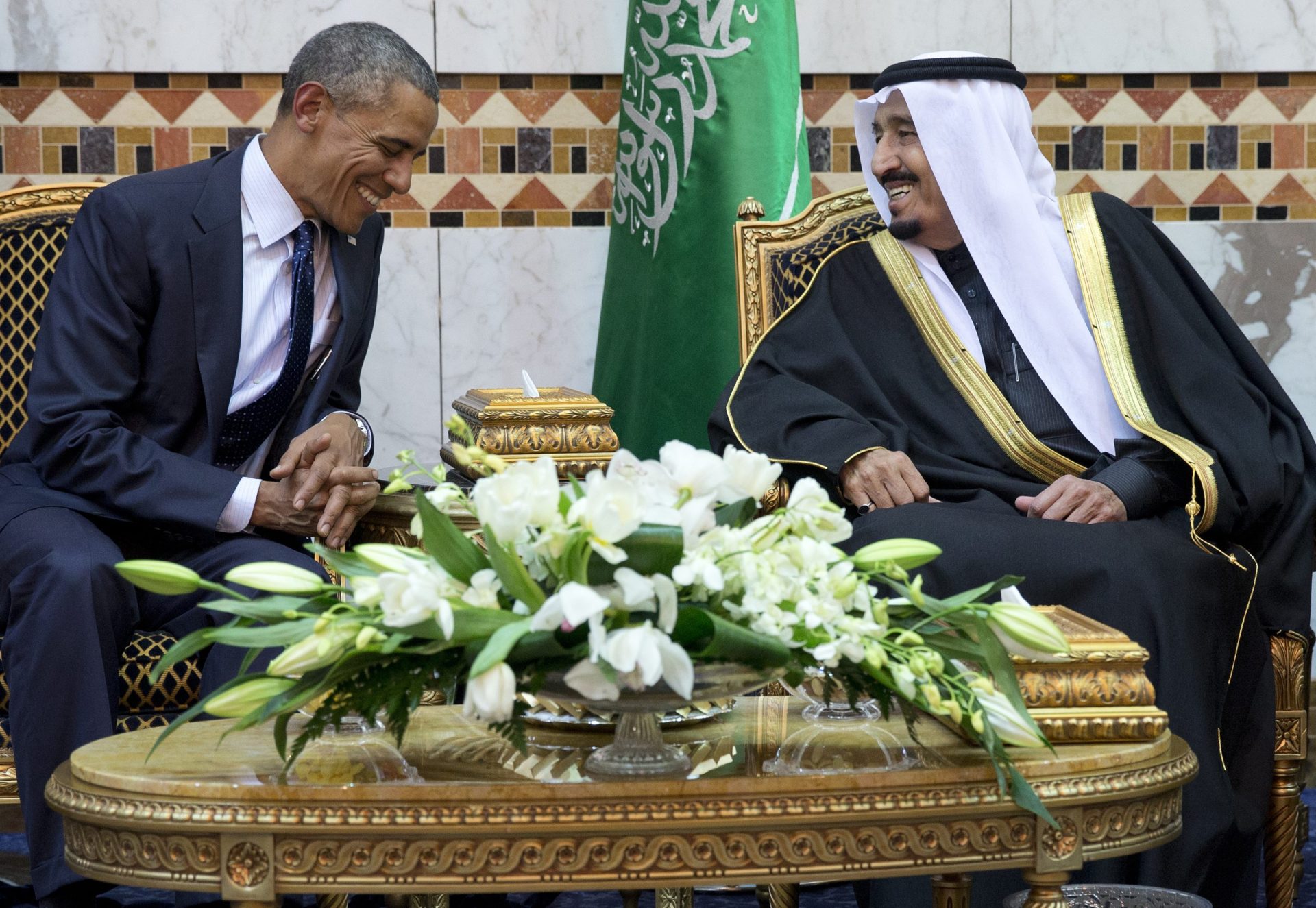 Rei saudita é baixa de peso na Cimeira de Obama com amigos do Golfo
