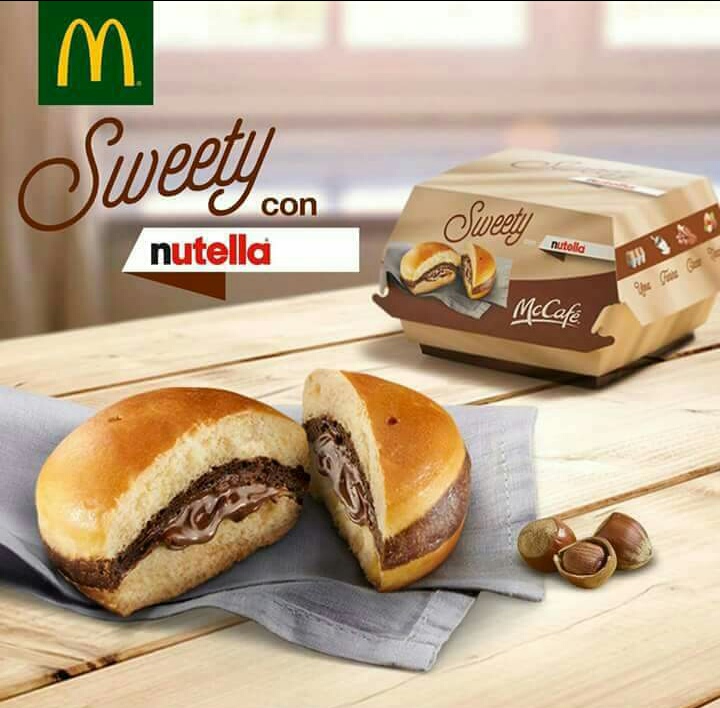 McDonald’s italiano introduz no seu menu um hambúrguer de nutella