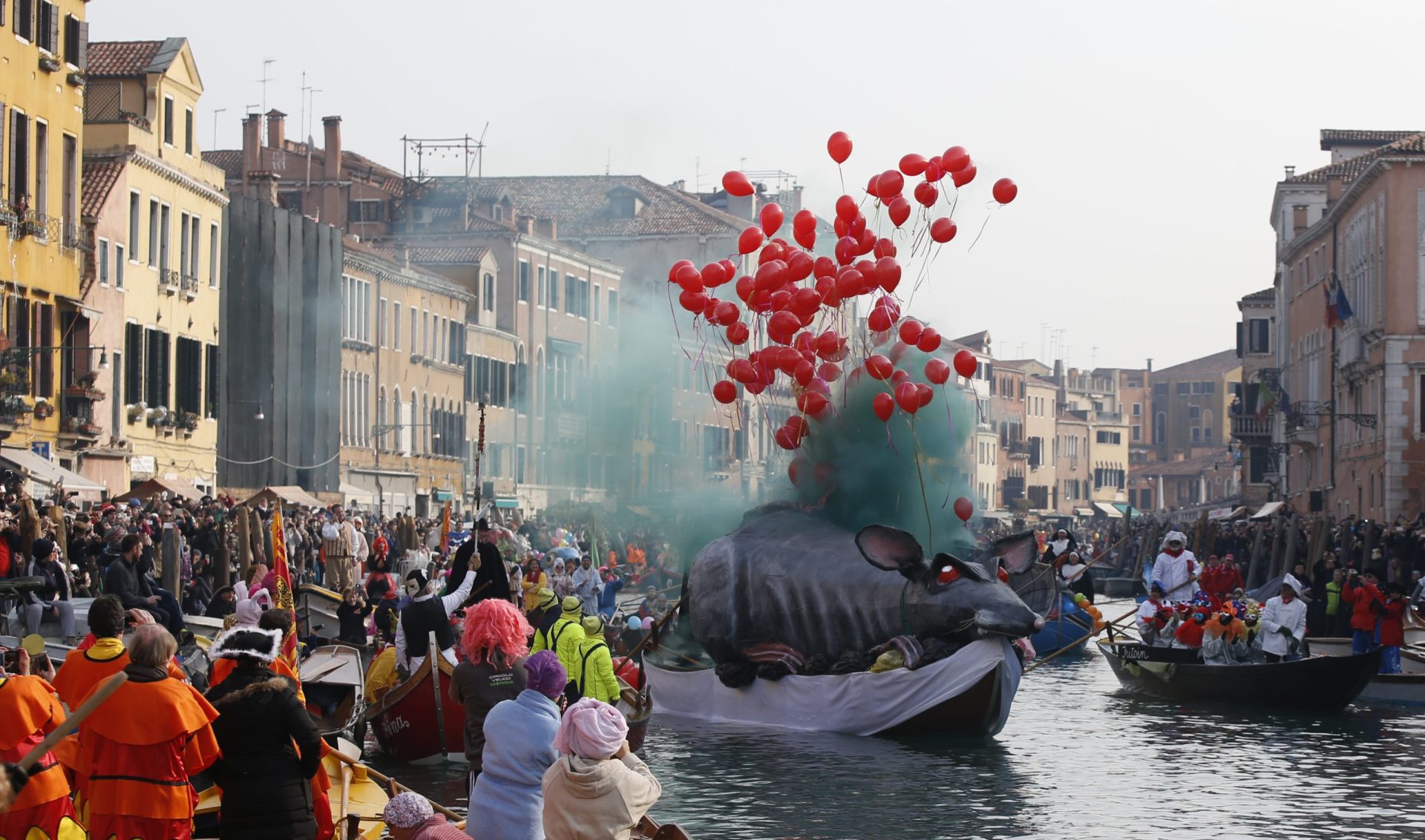 O carnaval de Veneza já chegou