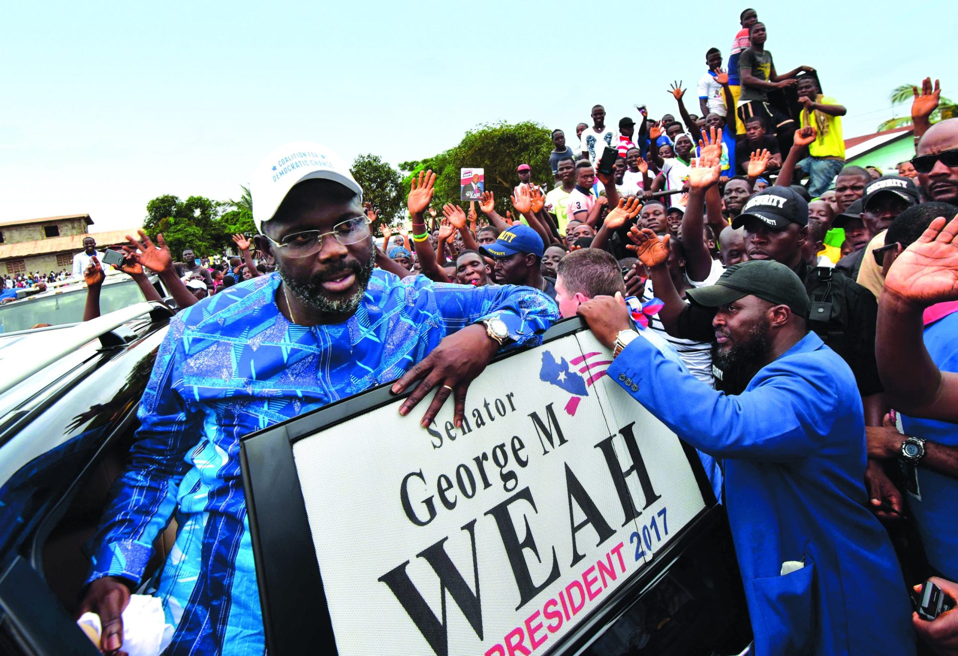 George Weah. Contra-ataque à presidência da Libéria