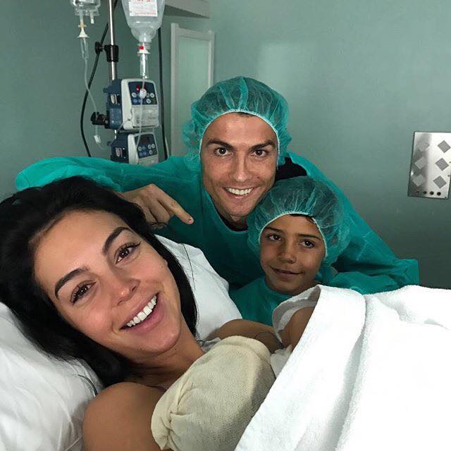 Já nasceu a filha de Cristiano Ronaldo e Georgina