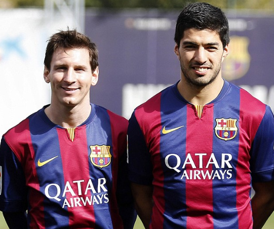 Barcelona. Messi e Suárez são a melhor dupla da Europa