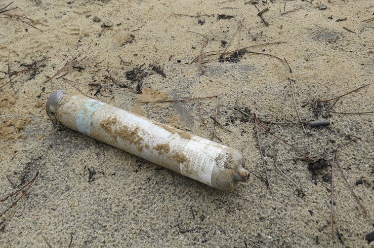 Engenho explosivo foi encontrado na Costa da Caparica