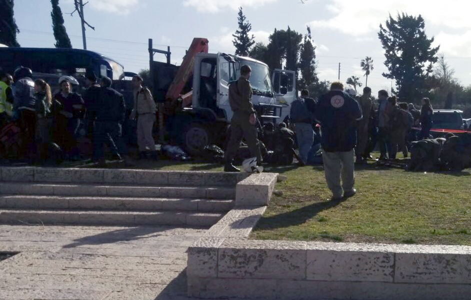 Nove pessoas foram detidas após ataque com camião em Jerusalém