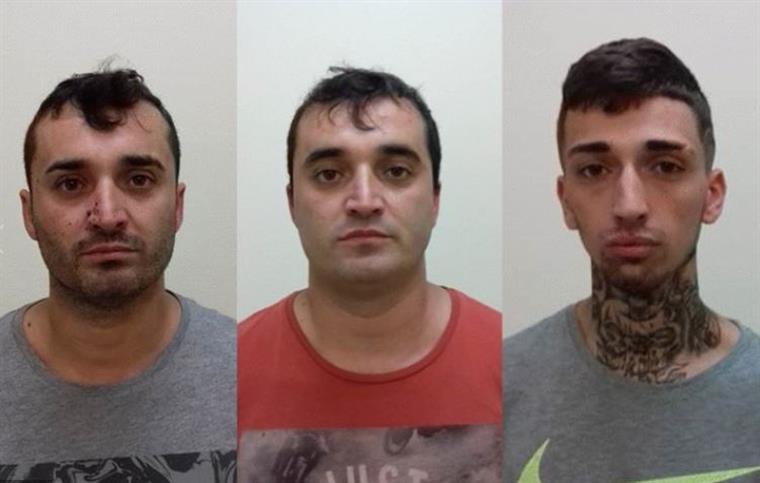 Trio de assaltantes em prisão de segurança máxima para evitar uma nova fuga