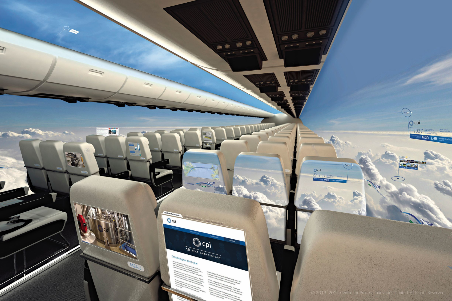 Aviões transparentes ajudam a levantar voo para o futuro
