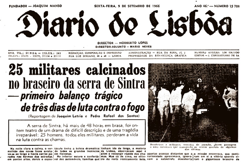 Serra de Sintra. Há 52 anos, as chamas mataram 25 pessoas