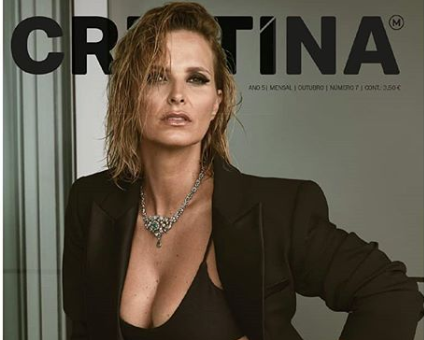 Cristina Ferreira posa em lingerie e sem photoshop