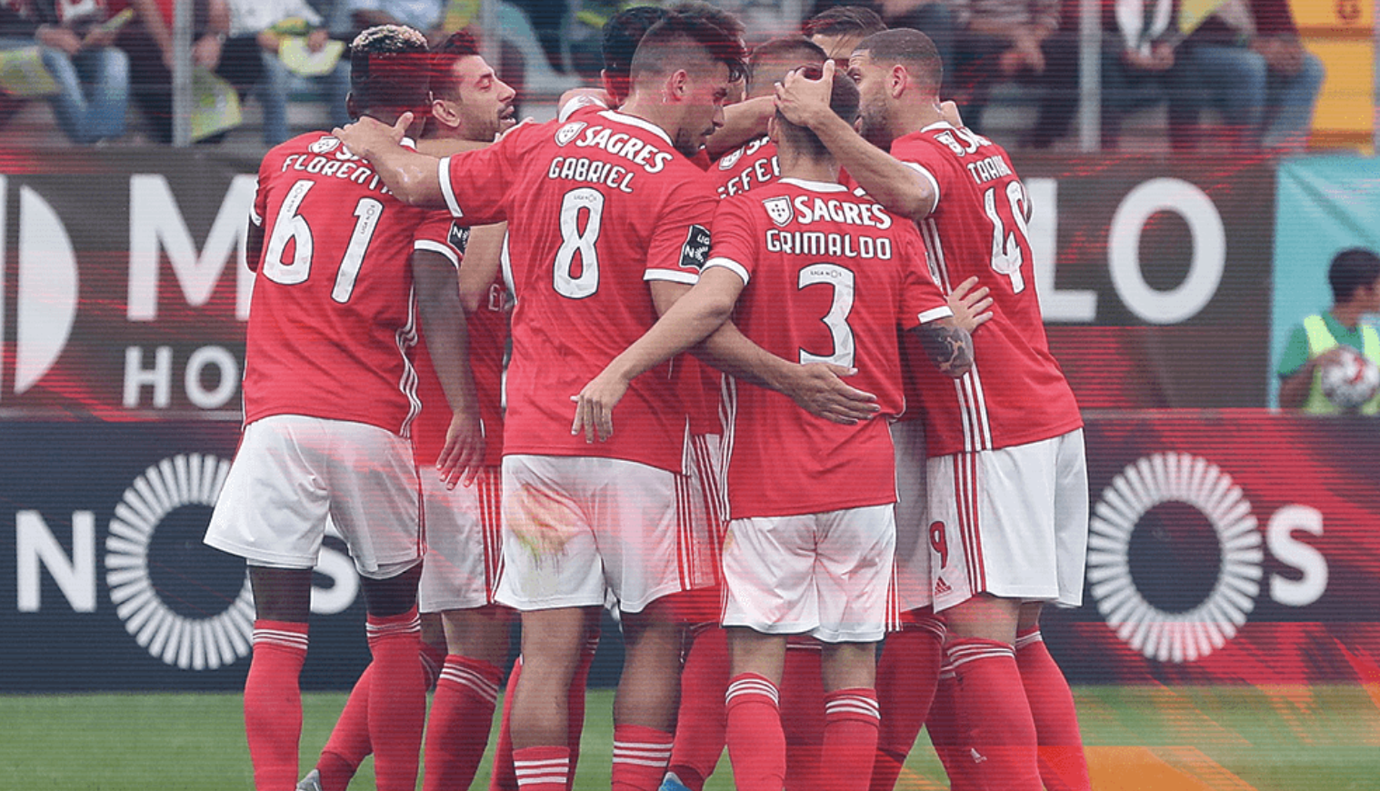Benfica vence Tondela pela margem mínima