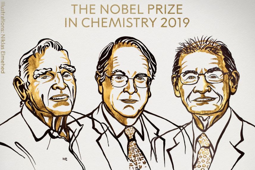 Prémio Nobel da Química destaca desenvolvimento de baterias de iões de lítio