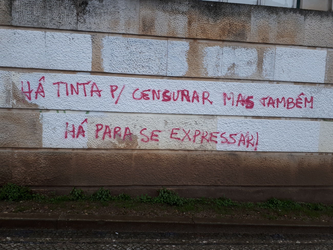 «Há tinta para censurar mas também há para se expressar!»