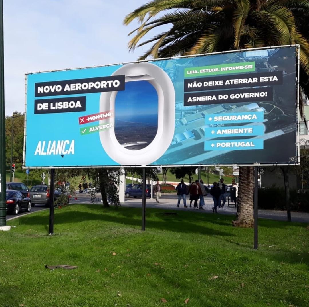 Aliança prossegue campanha contra aeroporto no Montijo