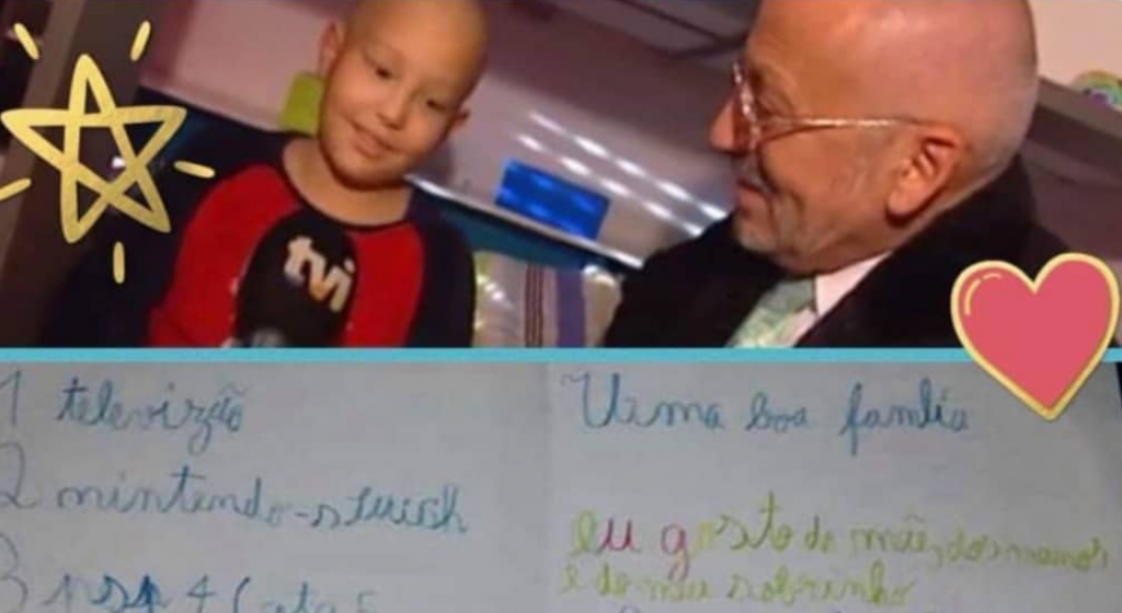 Manuel Luís Goucha concretiza desejo de menino com leucemia