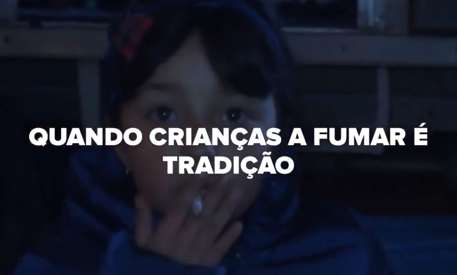 Em Mirandela, crianças a fumar ainda é tradição em 2019