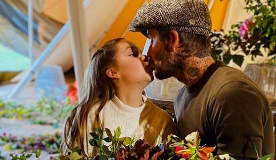 Nova fotografia de David Beckham a dar um beijo na boca à filha volta a gerar polémica