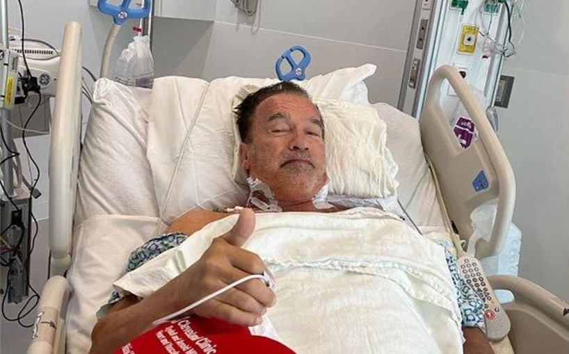 Schwarzenegger operado pela terceira vez ao coração