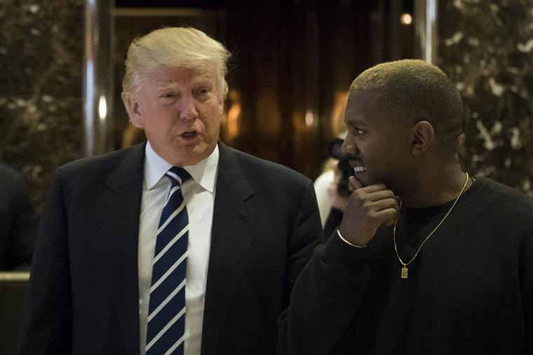 Kanye West deseja as melhoras de Trump e Melania
