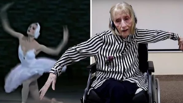 Música do Lago dos Cisnes desperta memórias em ex-bailarina com Alzheimer  | VÍDEO