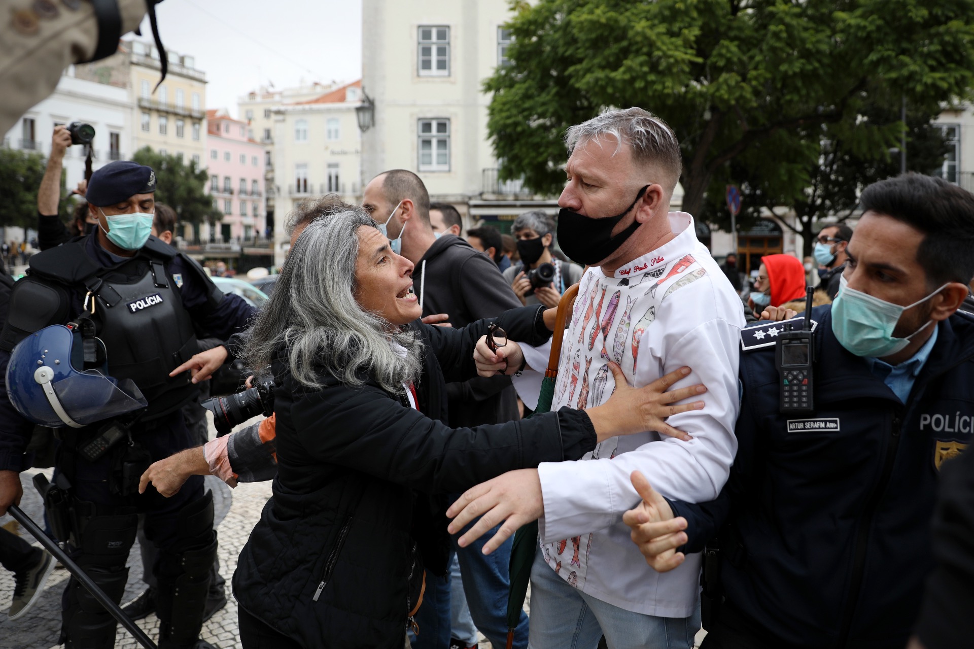 Empresários protestaram em Lisboa no primeiro fim de semana de recolhimento obrigatório | Fotogaleria